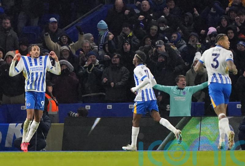 Joao Pedro dents Arsenal title hopes as Brighton earn a point