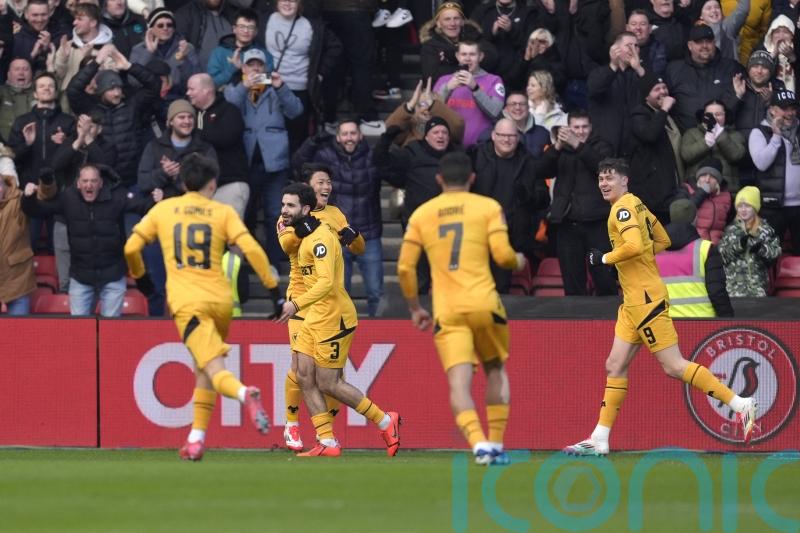 Rayan Ait-Nouri scores as Wolves avoid FA Cup shock by beating Bristol City