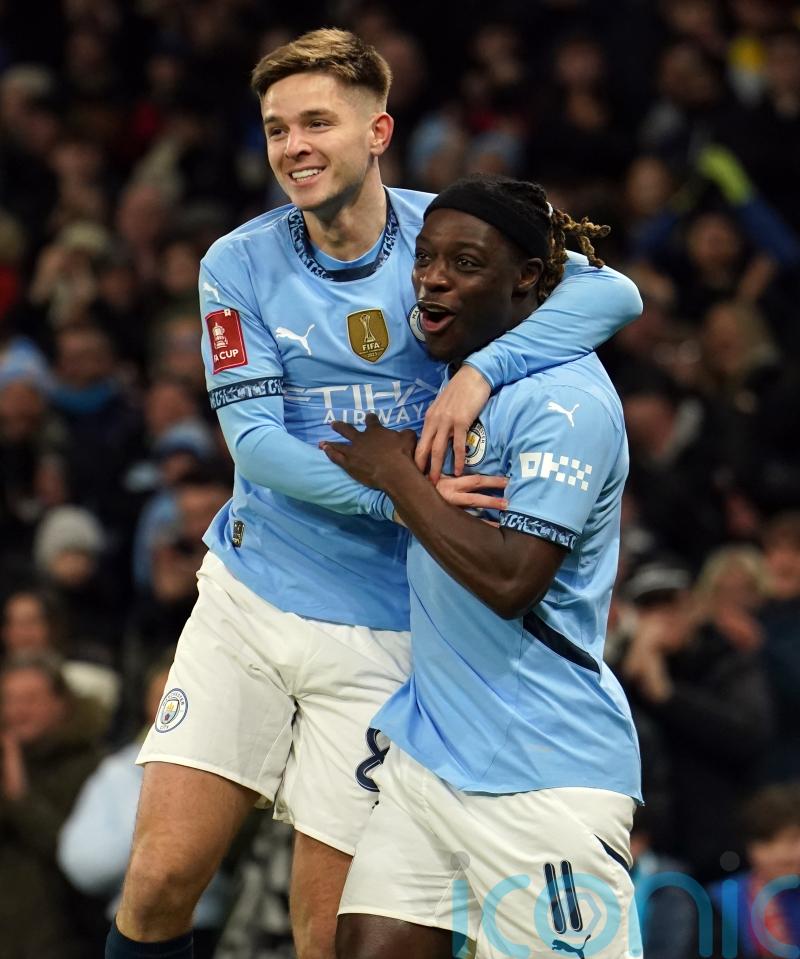 James McAtee nets hat-trick as Man City thrash neighbours Salford in FA Cup rout