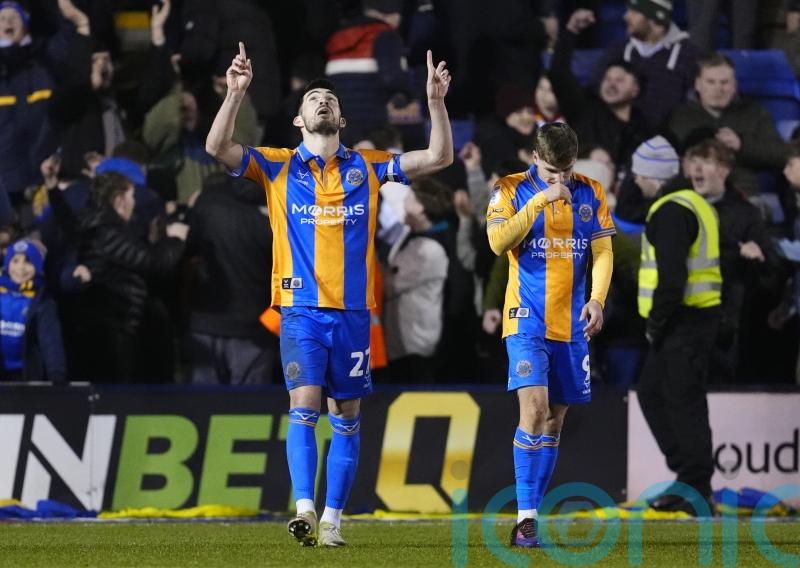 John Marquis brace helps struggling Shrewsbury upset high-flying Wrexham