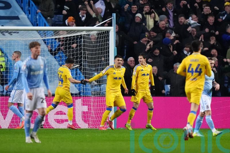 Leeds ease past Coventry to extend Championship advantage