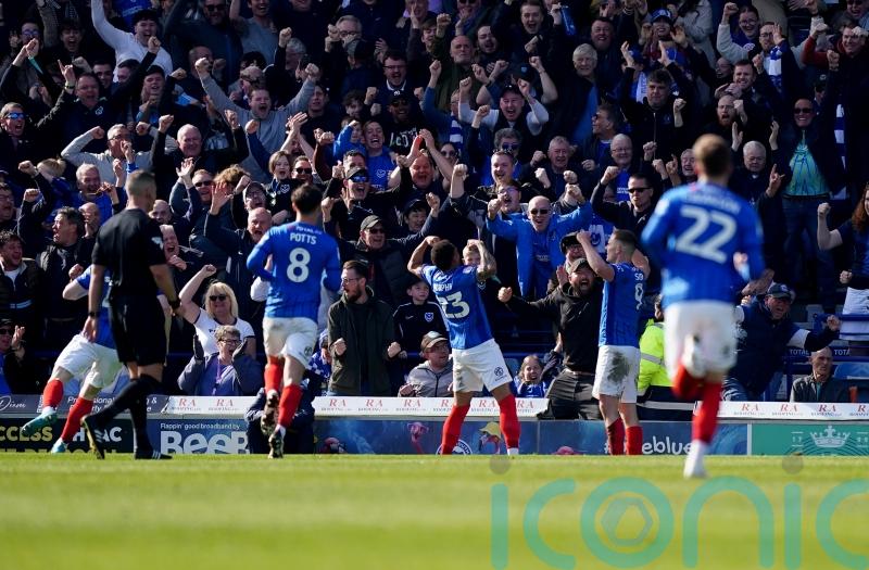 Colby Bishop fires Portsmouth winner against Championship leaders Leeds