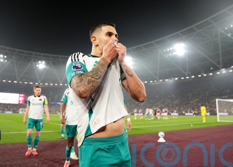 Bruno Guimaraes scores only goal as Newcastle beat West Ham to move up to sixth