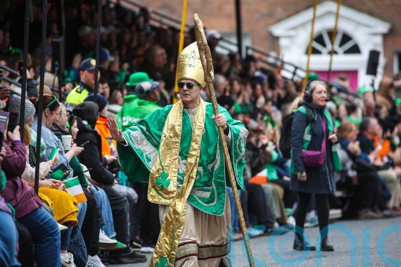 Thousands fill the streets of Dublin to see St Patrick&rsquo;s Day parade