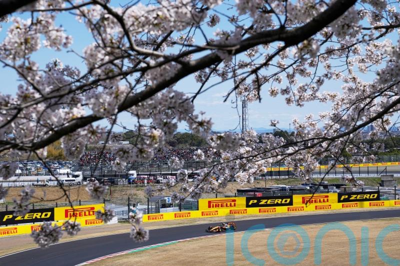 Grass fires again disrupt Japanese Grand Prix practice as Lando Norris sets pace