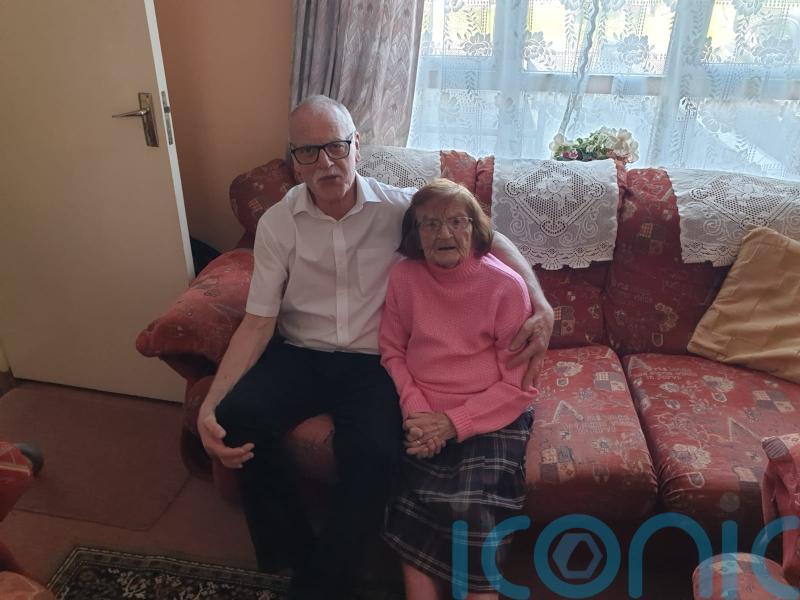 Son reunited with mother and baby home survivor &lsquo;desperate&rsquo; to buy her home