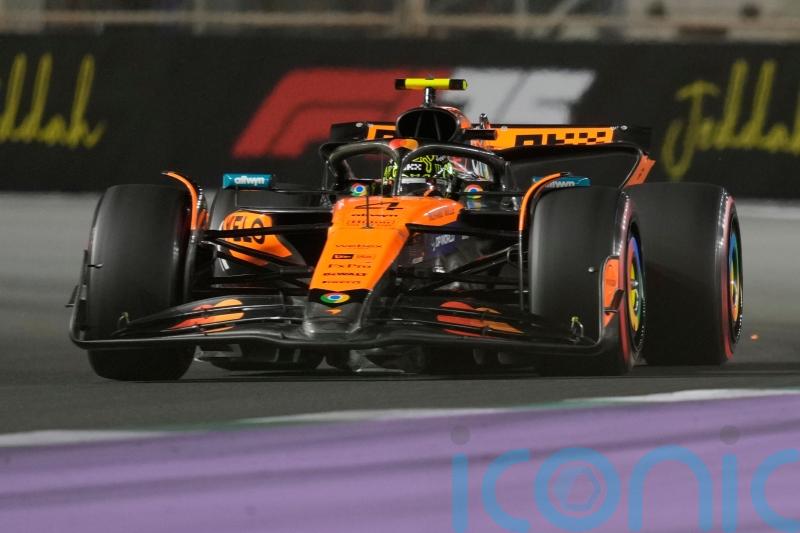Lando Norris crashes in qualifying as Max Verstappen takes Saudi Arabian pole