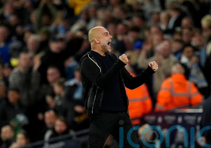 So important &ndash; Pep Guardiola delighted by late winner against Aston Villa