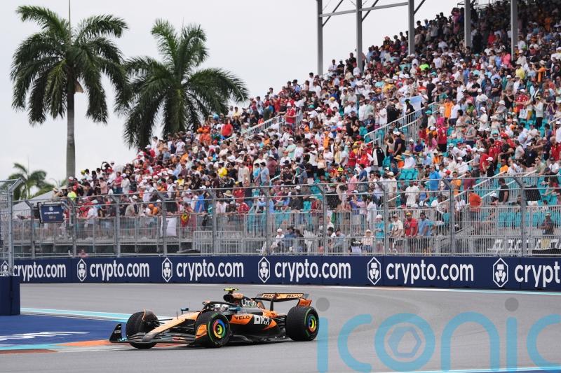 Lando Norris wins incident-packed Miami sprint with Lewis Hamilton third