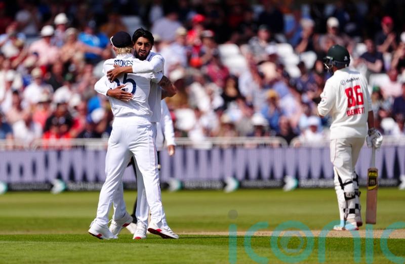 Ben Stokes among England wickets as Shoaib Bashir claims record on day two