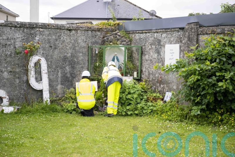 Preparatory work begins ahead of mass grave excavation at mother and baby home