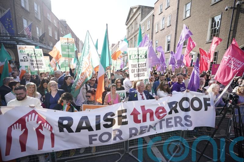 Homes turned into &lsquo;financial assets&rsquo;, hundreds of housing protesters told