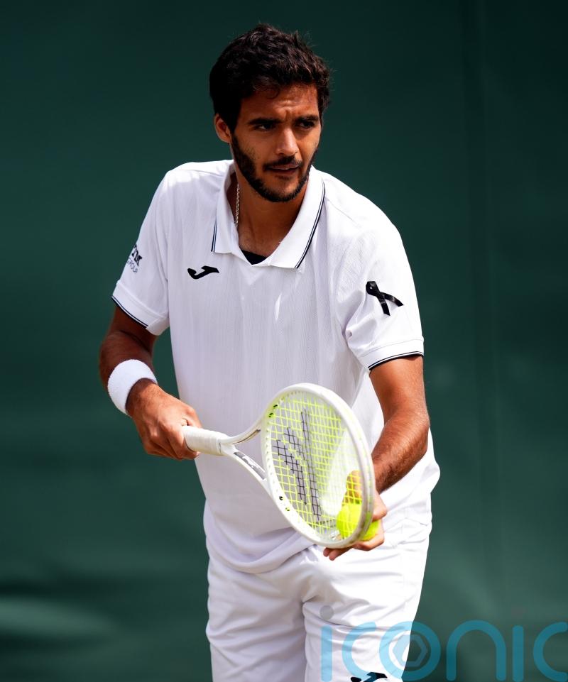 Black ribbon worn in tribute to Diogo Jota at Portugal player&rsquo;s Wimbledon match