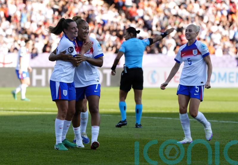 Lauren James scores twice as England rise to pressure by thumping Netherlands