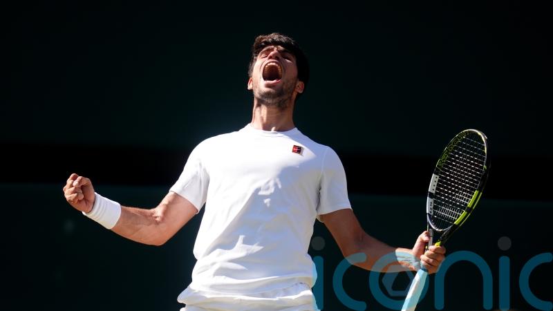 Carlos Alcaraz roars into another Wimbledon final to keep hat-trick bid alive