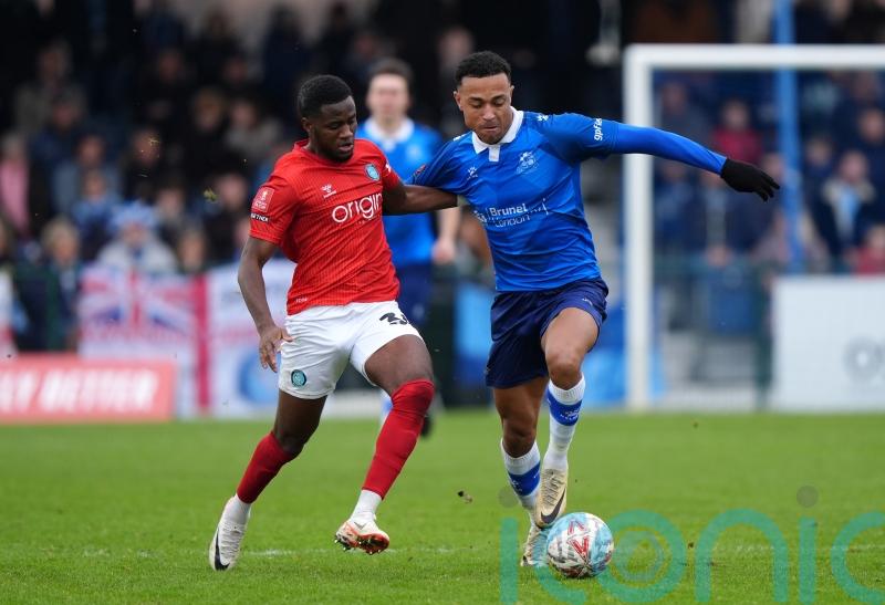 Reid clinches points for Hartlepool against 10-man Braintree