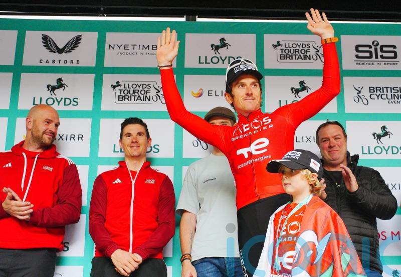 Geraint Thomas fights back tears as he ends his cycling career in Cardiff