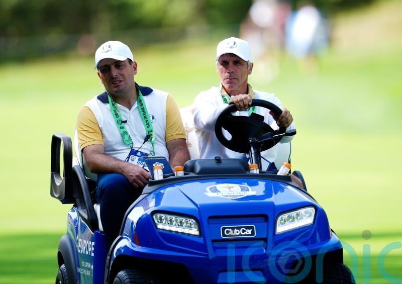 Gianfranco Zola at the wheel for Europe&rsquo;s Ryder Cup team in New York