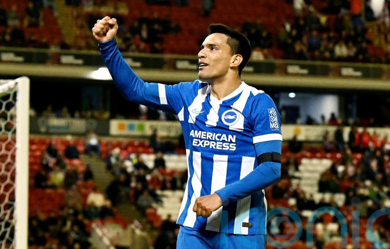 Diego Gomez nets four times as Brighton thrash Barnsley in EFL Cup