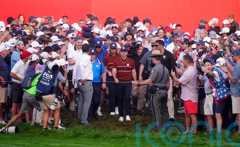 Rory McIlroy and Tommy Fleetwood continue to lead European charge at Ryder Cup