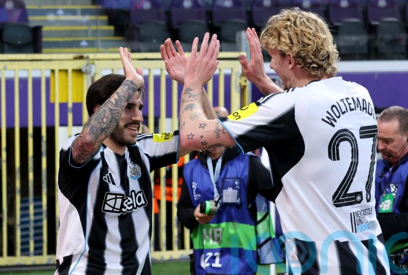 Newcastle hit four in dominant Champions League win at Union Saint-Gilloise