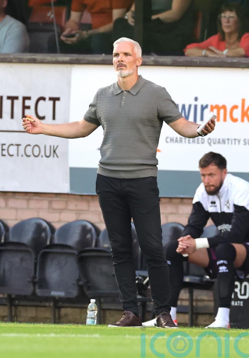 Jim Goodwin not happy with Dundee United&rsquo;s first-half performance