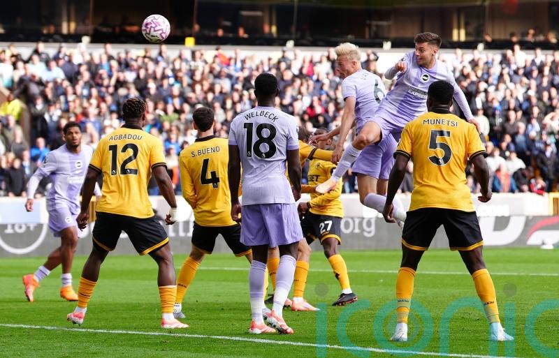 Jan Paul van Hecke&rsquo;s late header for Brighton denies Wolves a first win