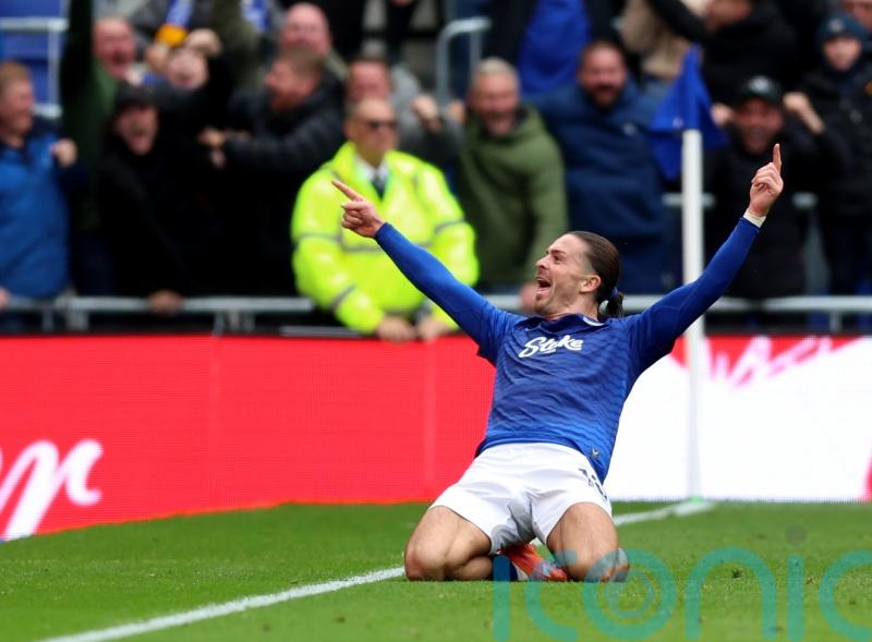 Jack Grealish hits added-time winner as Everton end Crystal Palace unbeaten run
