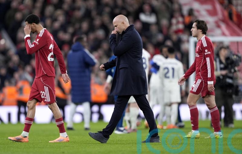 Arne Slot says Liverpool run &lsquo;far from good enough&rsquo; after Nottingham Forest loss