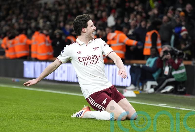 Declan Rice double helps Arsenal stave off Bournemouth in five-goal thriller