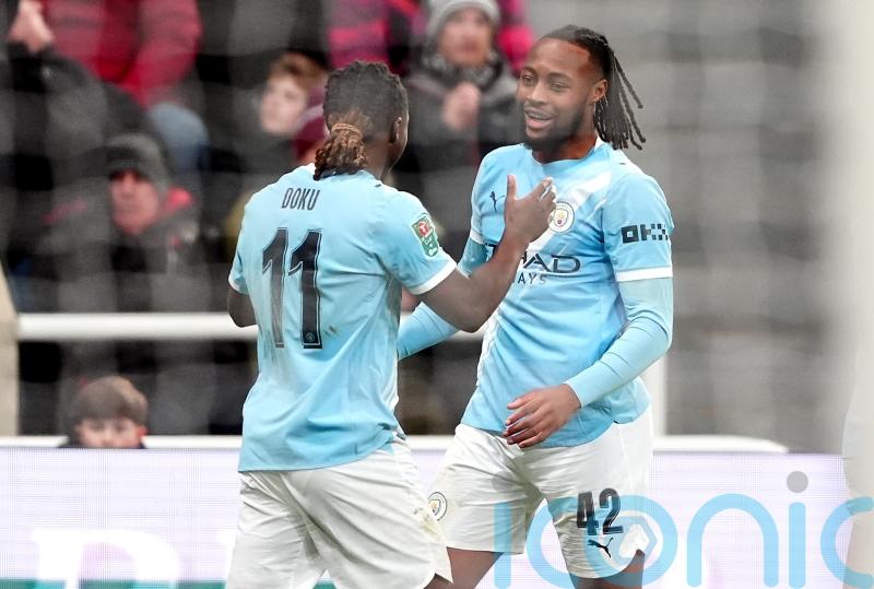 Antoine Semenyo scores again as Man City put one foot in Carabao Cup final