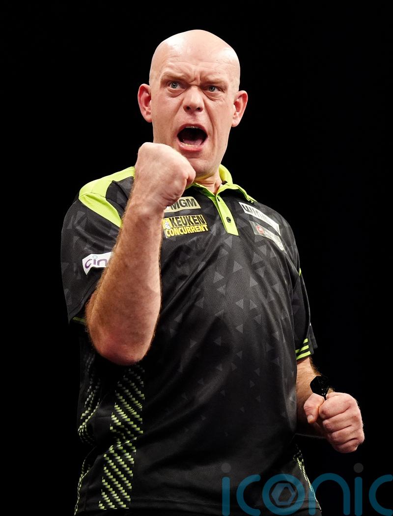 Michael van Gerwen beats debutant Gian van Veen to win Premier League opener