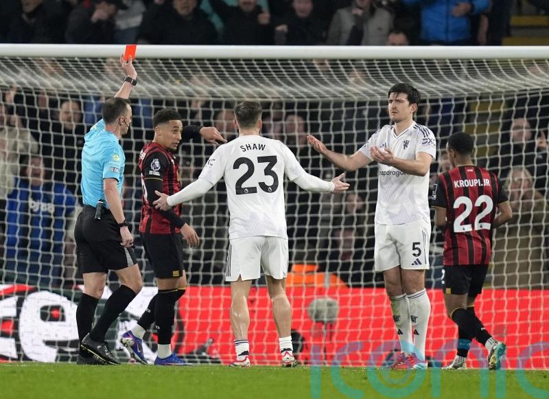 Harry Maguire&rsquo;s England recall tempered by red card in Man Utd draw