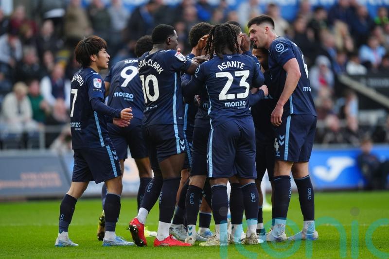 Coventry continue march towards Premier League by swatting aside Swansea